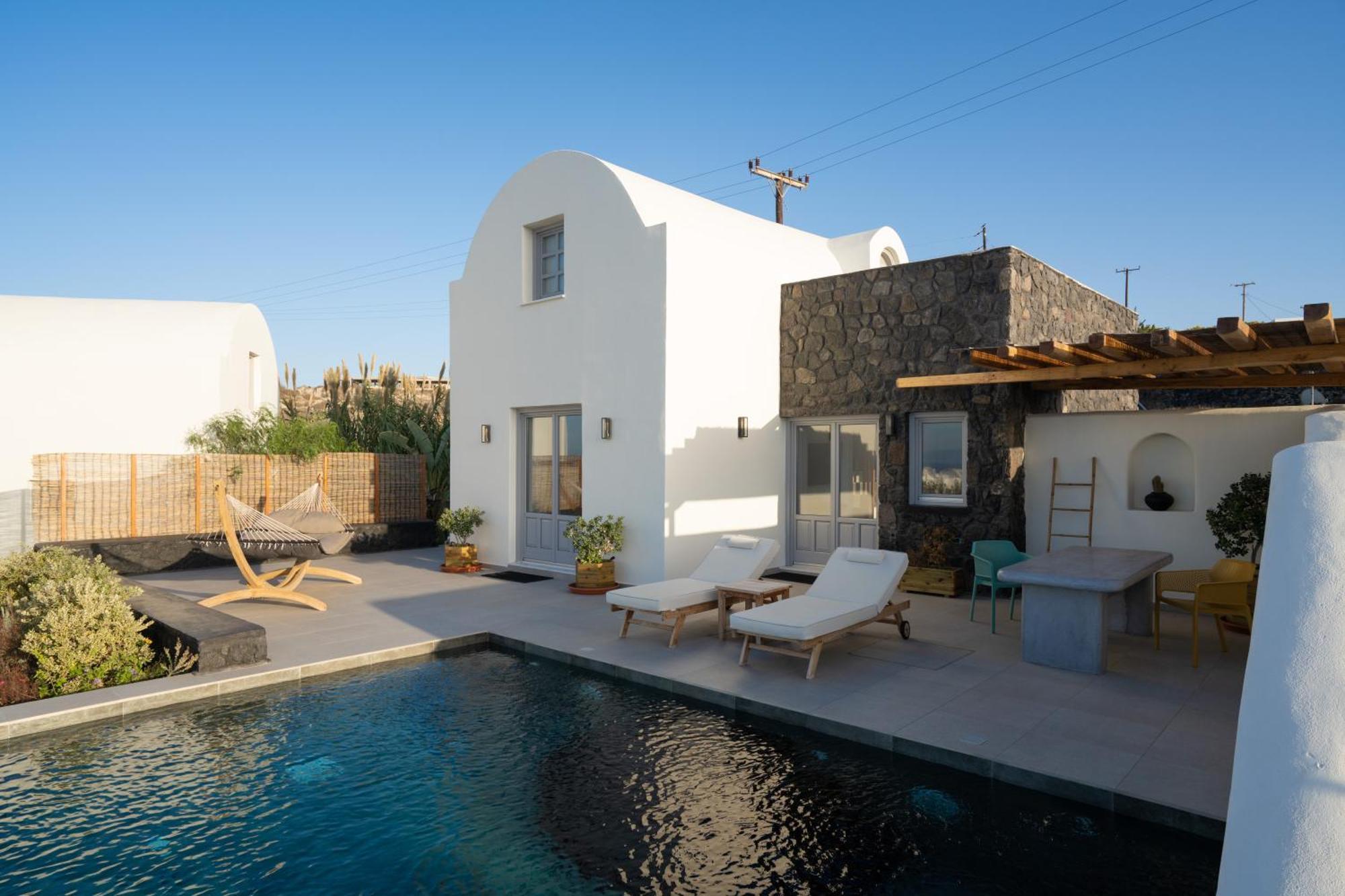Saint John Oia-Villas With Private Heated Pool Ía Eksteriør bilde
